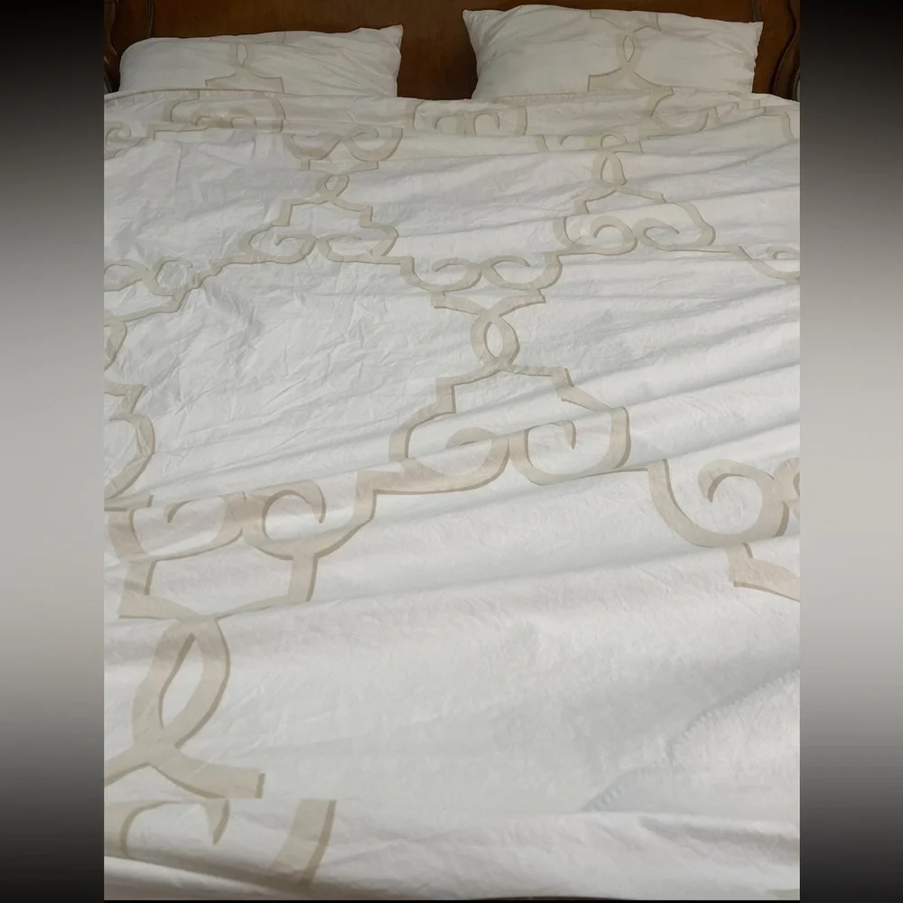 Hudson Park Collection Duvet with 2 pillowcases size King